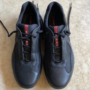 Mens PRADA America’s Cup Sneakers. Worn once.